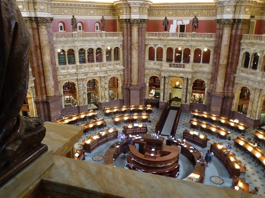 Velká kruhová čítárna knihovny