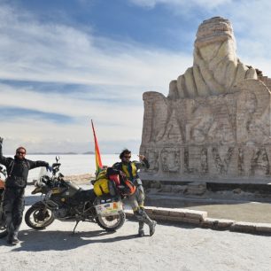 Salar a a Dakar a Moto cestou necestou