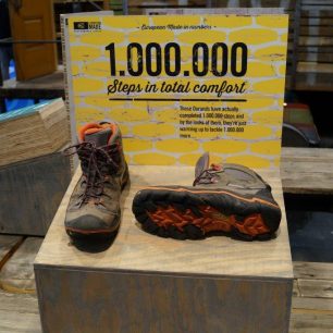 Testované boty KEEN Durand po 1. milionu kroků