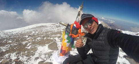 Karl Egloff na Aconcague