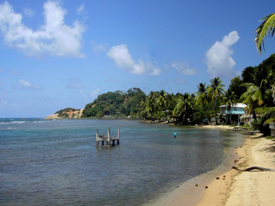 Dominika - pláž