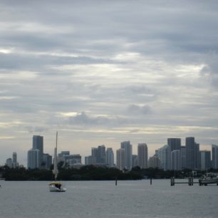 Pohled na Miami ze South Beach