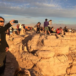 Západ slunce ve Vale del la Luna