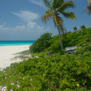 Pláž na Playa del Carmen