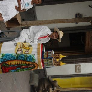 Pouliční prodejce v Tlaquepaque