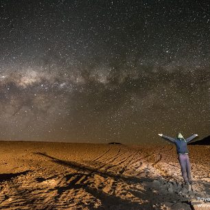 Mléčná dráha nad Altiplánem