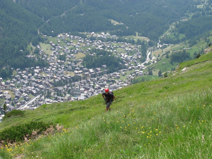 Sami a přece v Zermattu