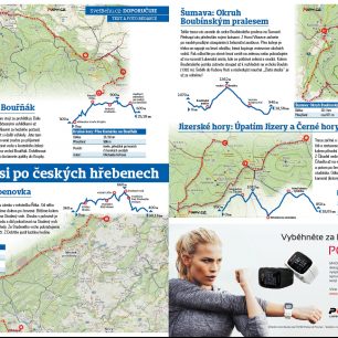 Podrobný průvodce běžeckých tras po českých hřebenech.