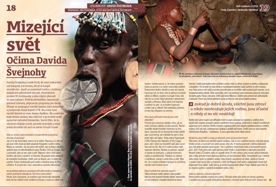 Rozhovor s Davidem Švejnohou.