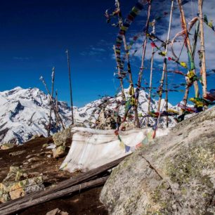 Tserko Ri vrchol - Kangja La Himal (Urking Kanggari 5863m)