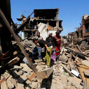 Více než dva miliony lidí přitom žijí v 11 nejzničenějších okrscích. REUTERS/Adnan Abidi