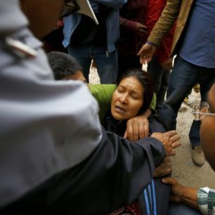 Podle OSN zasáhlo zemětřesení osm milionů lidí. REUTERS/Navesh Chitrakar