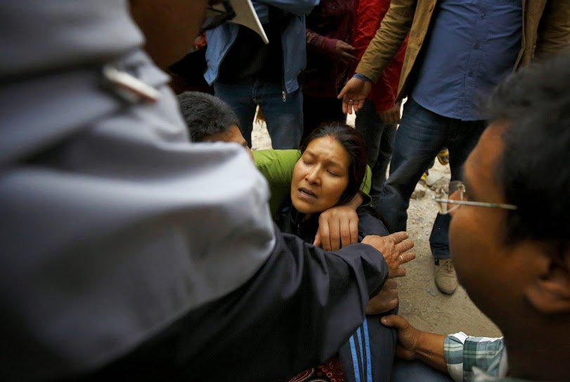 Podle OSN zasáhlo zemětřesení osm milionů lidí. REUTERS/Navesh Chitrakar
