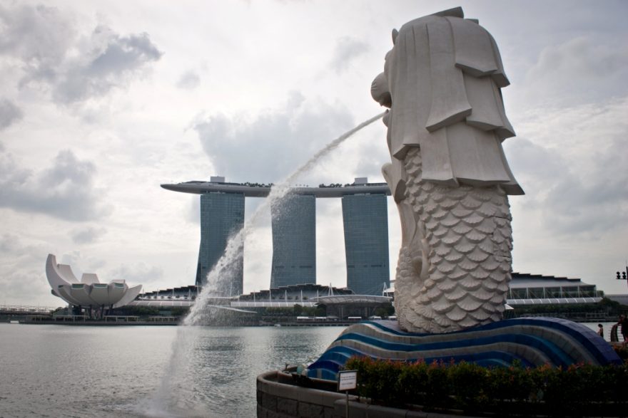 Symbolem Singapuru je socha Merliona