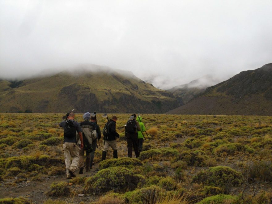 Dobrovolníci na cestě budovat další stezky NP Patagonia