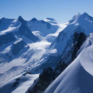 Nejvyšší vrchol Švýcarska Dufourspitze