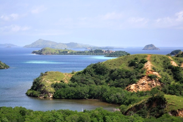 Výhled z NP na ostrově Rinca