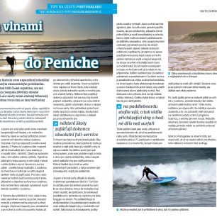 Článek o paddleboardingu - Výlet za vlnami do Peniche
