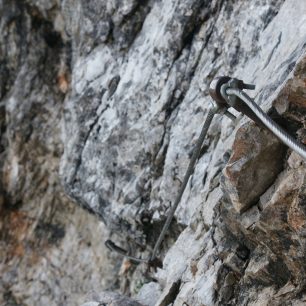 Ocelové lano – hlavní jistící prvek feraty