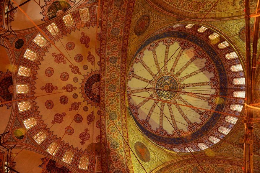 Istanbul strop Modré mešity