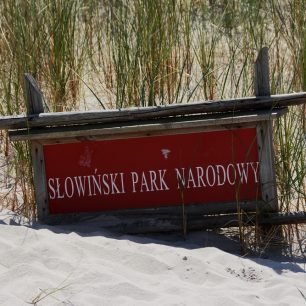 Slowinski park narodowy postupující duna