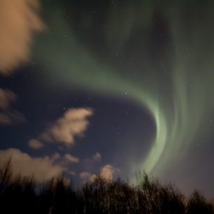 Aurora borealis; tato zachycena ve městě Bodø