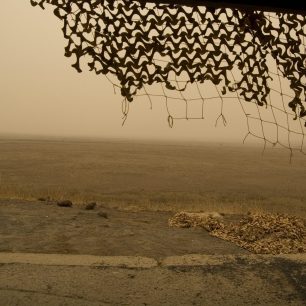 Takovýto pohled měli izraelští vojáci v dobách, kdy z této pevnosti hlídali syrské hranice.