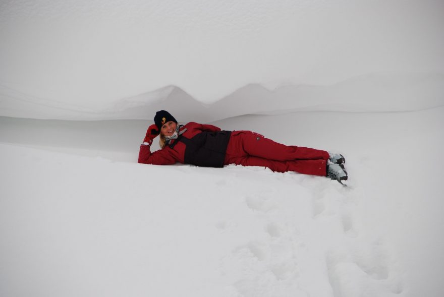 Během treku na argentinském ledovci Perito Moreno