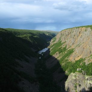 Kaňon řeky Kevojoki