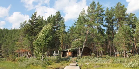 Průzračné vodopády v největším národním parku Finska