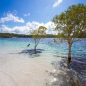 Australský písečný ostrov Fraser Island