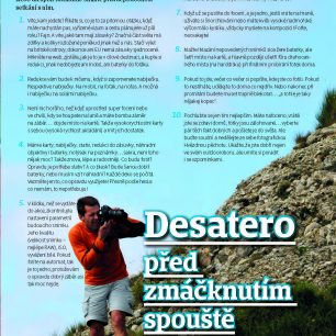 Desatero před zmáčknutím spouště