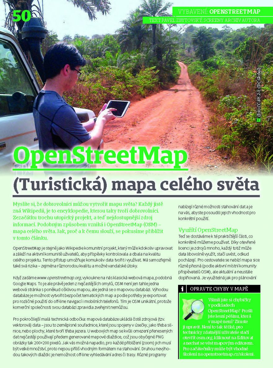 OpenStreetMap - (Turistická) mapa celého světa