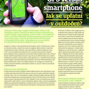 GPS vs. smartphone - Jak se uplatní v outdooru?