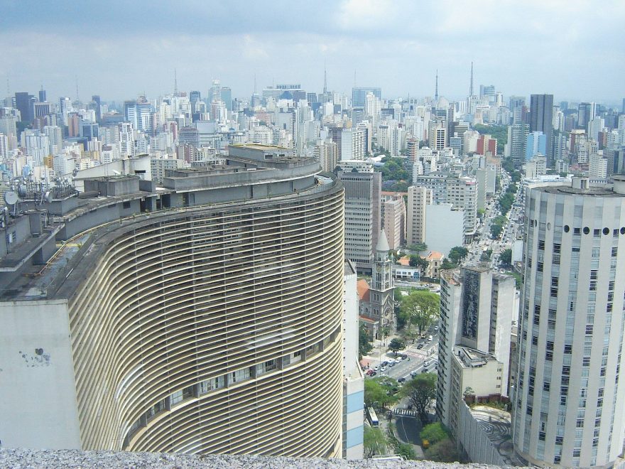 São Paulo z ptačí perspektivy