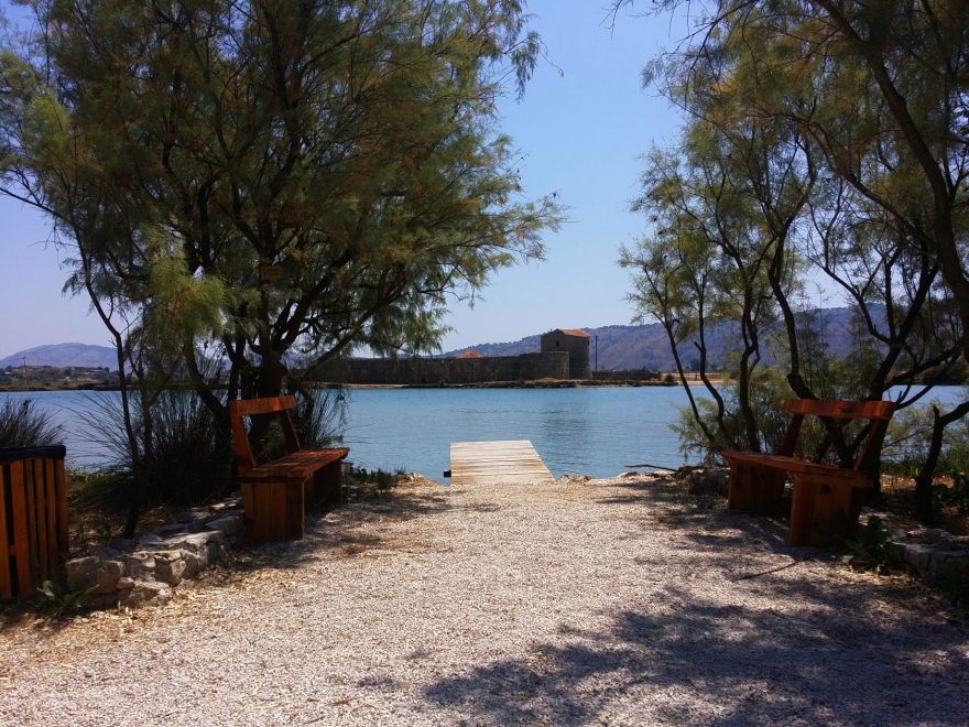 Molo u vstupu do komplexu Butrint.