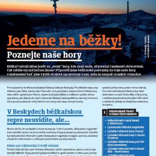 Krásně je i na českých horách, tak proč na ně nevyrazit v zimě na běžkách?