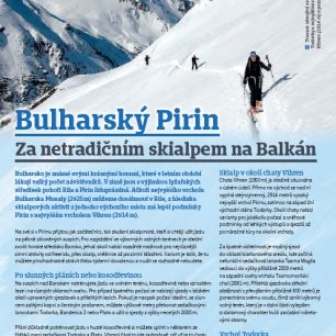 Vyrazte za skialpem do netradičních míst, třeba do bulharského Pirinu.