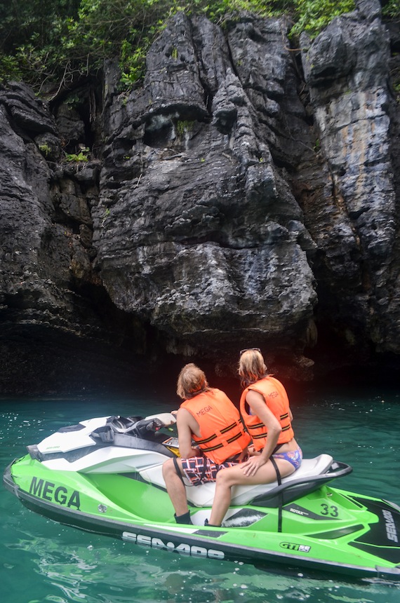 Výlet na vodním skútru