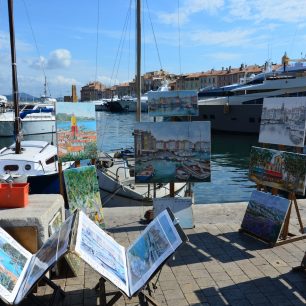 Na promenádě v Saint-Tropez