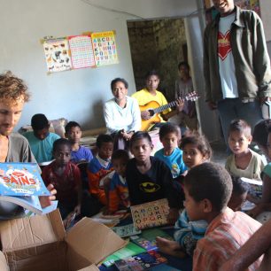 Petr Hindrich a děti