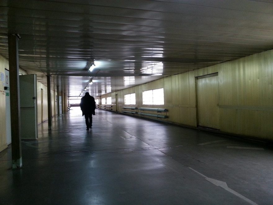 Toto je konečná zastávka, elektrárna Černobyl, dál je vojenská kontrola 