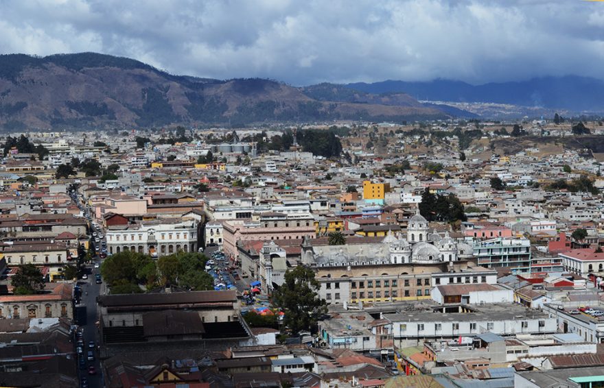 Město Xela, Guatemala