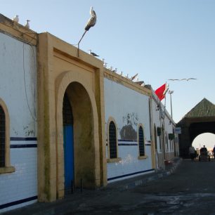 Na cestě do přístavu a k rybímu trhu, Essaouira, Maroko