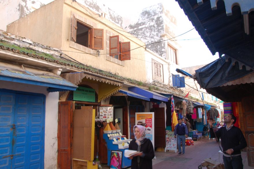 Centrum mediny, která spadá do UNESCO, Essaouira, Maroko