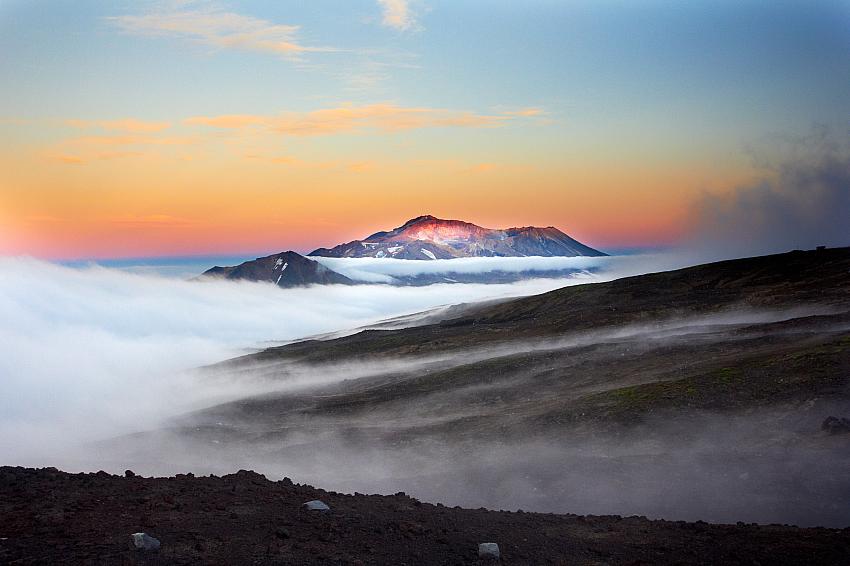 Mutnovskij vulkán, Kamčatka