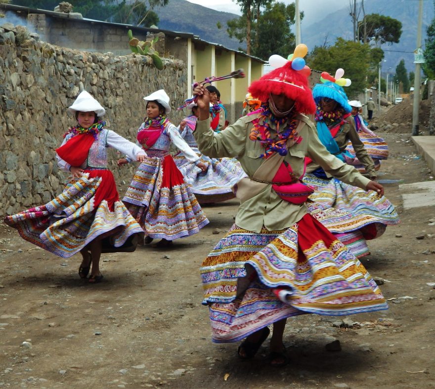 Karnevalové veselí, Yanque, Peru