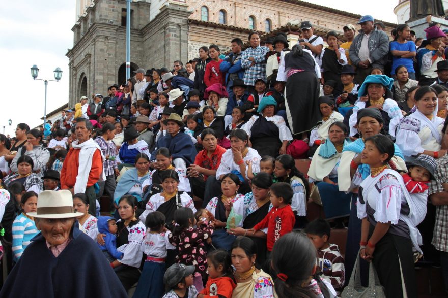 Publikum, Inti Raymi v Cotacachi, Ekvádor