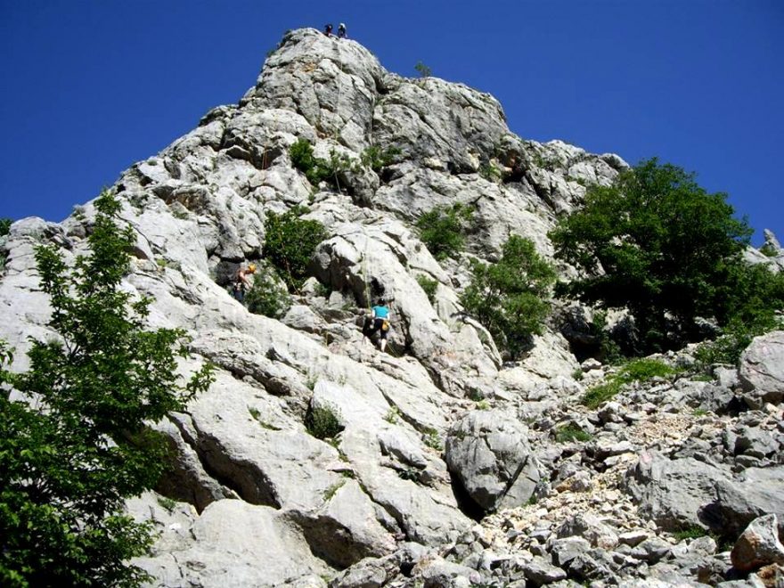 Horolezectví, Omiš, Chorvatsko