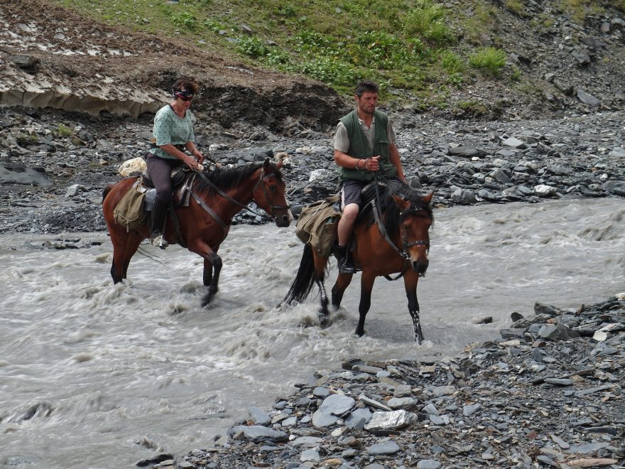 Přebrodit řeku, Gruzie